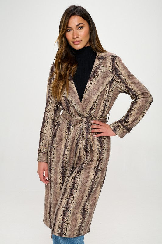 NEW!! The "Downtown” Duster in Snakeskin