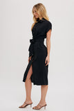 NEW!! Stella Button Down Dress in Black