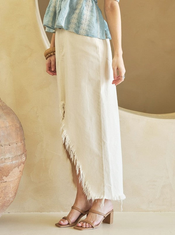 NEW!! Revolution Frayed Denim Skirt