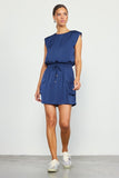 NEW!! Levi Navy Silk Mini Dress in Navy