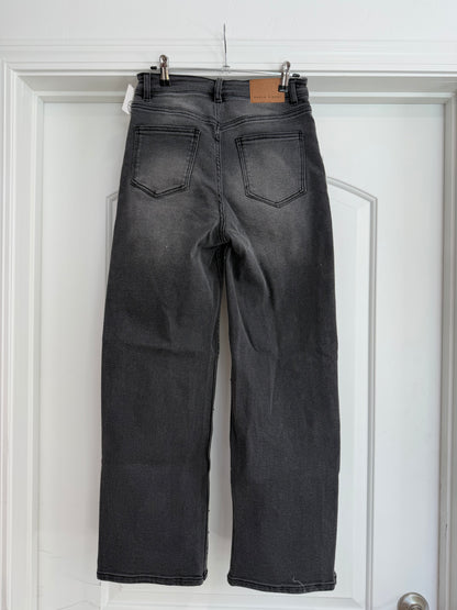 FINAL SALE!! Washed Black Rhinestone Jeans