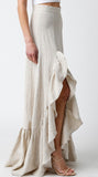 NEW!! “I’m In Linen” Maxi Skirt in Beige