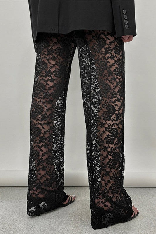 NEW!! Lace Pants in Black