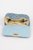 NEW!! Quilted Denim and Gold Purse