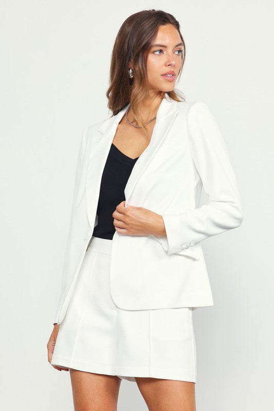 FINAL SALE!! Palais Blazer in White