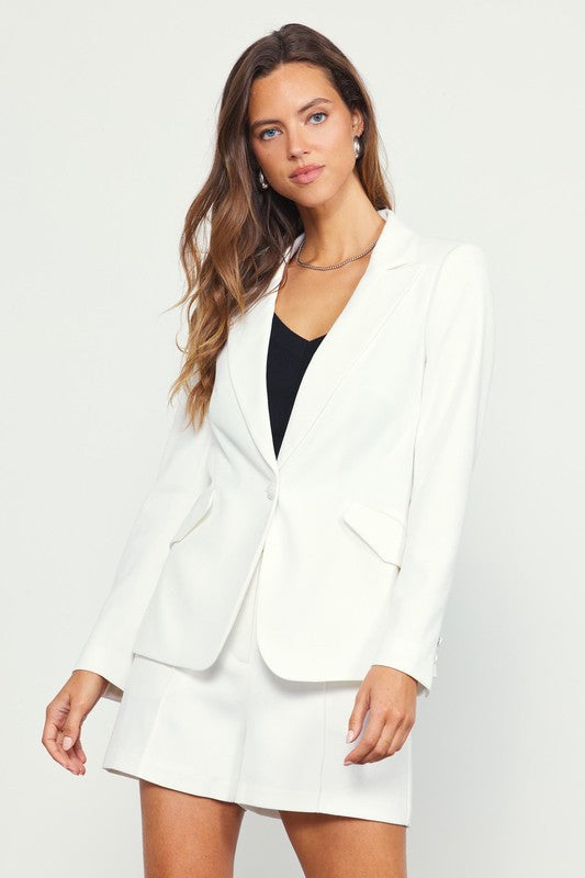 FINAL SALE!! Palais Blazer in White