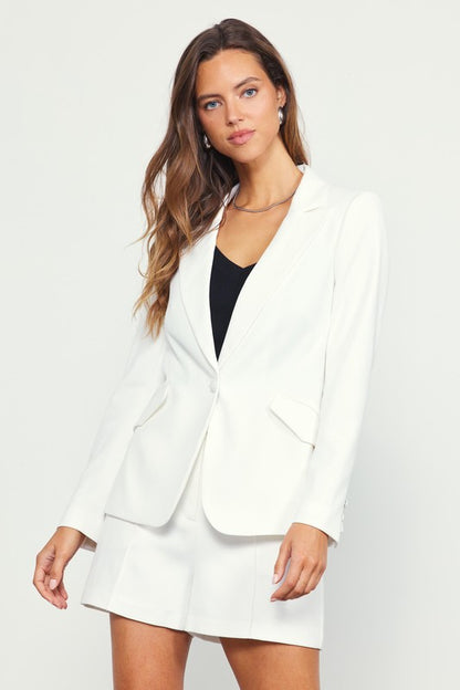 FINAL SALE!! Palais Blazer in White