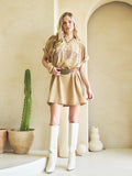 NEW!! Howdy T-Shirt Dress in Tan