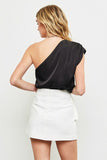 NEW!! Isabele One Shoulder Top in Black