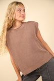 FINAL SALE!! Brooke Mock Neck Sweater in Mocha