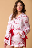 FINAL SALE!! Satin Bow Pajama Set