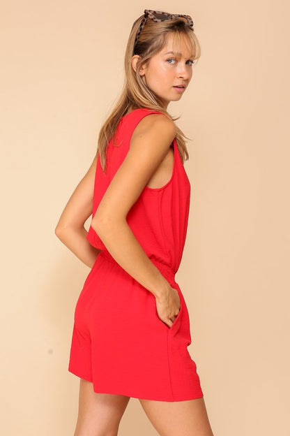 FINAL SALE!! Summer Days Romper in Red