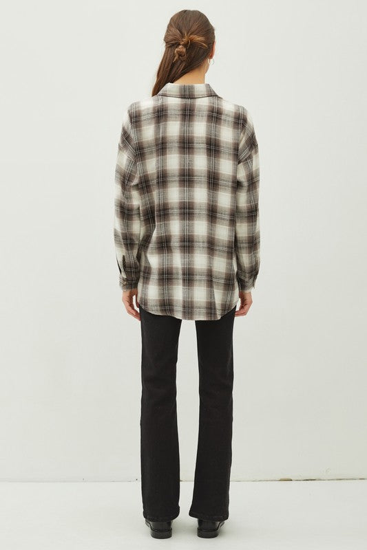 FINAL SALE!! The "Jackson" Flannel in Charcoal