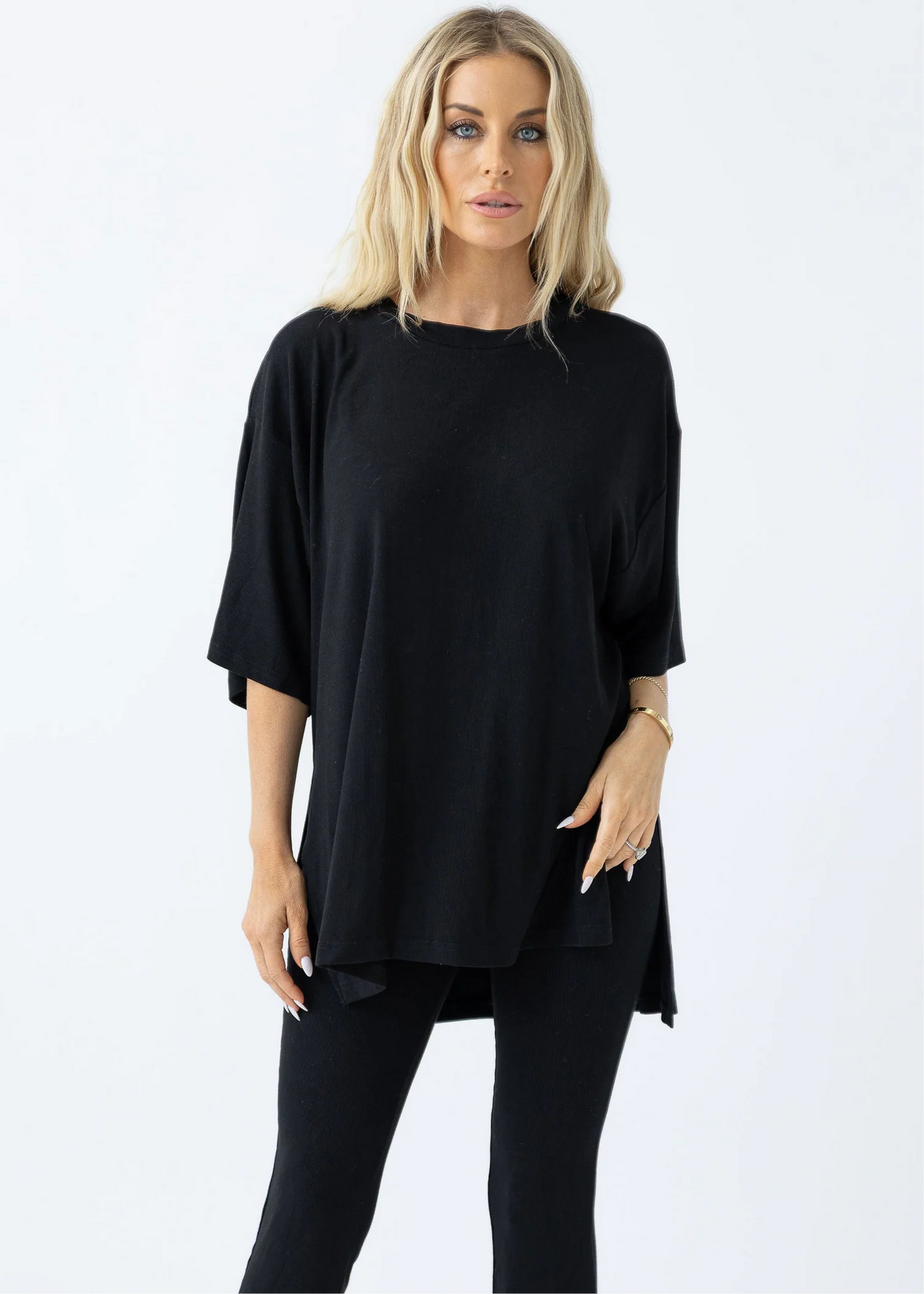 NEW!! All Weekend Long Pant Set in Black