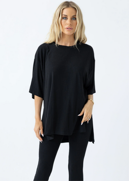 NEW!! All Weekend Long Pant Set in Black