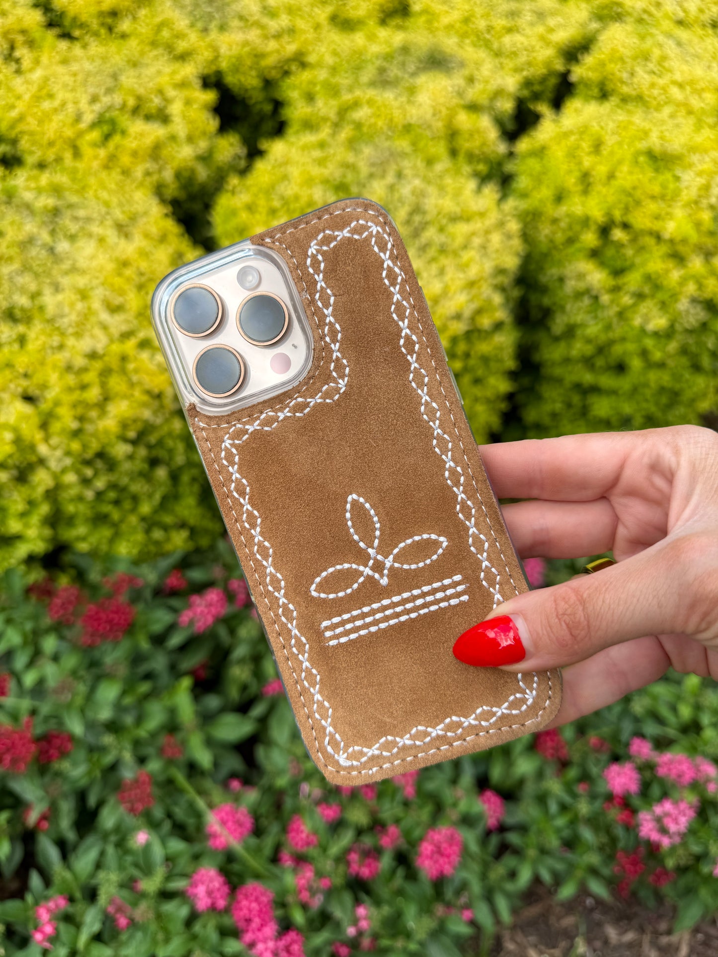 NEW!! Genuine Suede iPhone 16 Cellphone Case