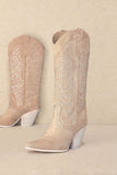 NEW!! Saint Rhinestone Cowboy Boots