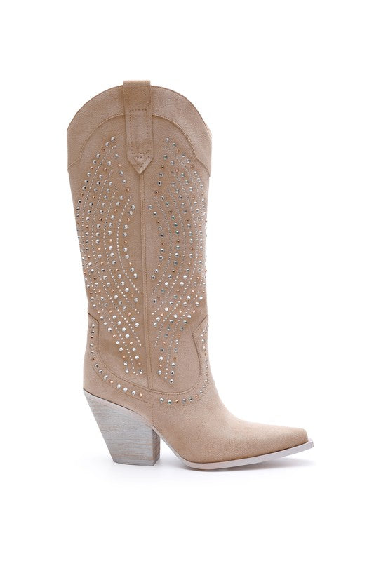FINAL SALE Saint Rhinestone Cowboy Boots