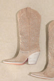 NEW!! Saint Rhinestone Cowboy Boots