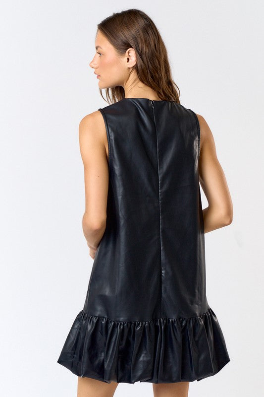 NEW!! The Downtown Bubble Dress in Black