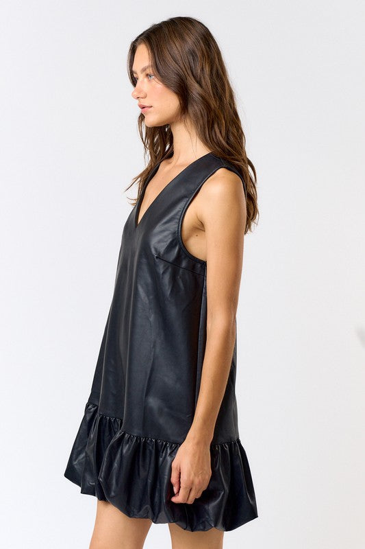 NEW!! The Downtown Bubble Dress in Black