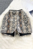 NEW!! High Waisted Snakeskin Sequin Shorts