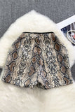 NEW!! High Waisted Snakeskin Sequin Shorts