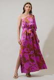 NEW!! Selina Satin One Shoulder Maxi Dress