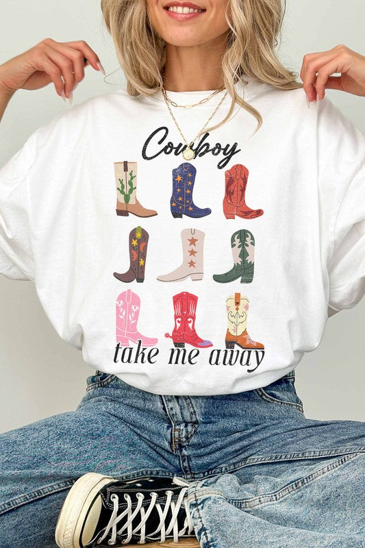 NEW!! Take Me Away Oversized Graphic Tee