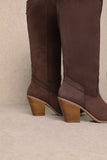 NEW!! Saint Suede Boot in Chocolate