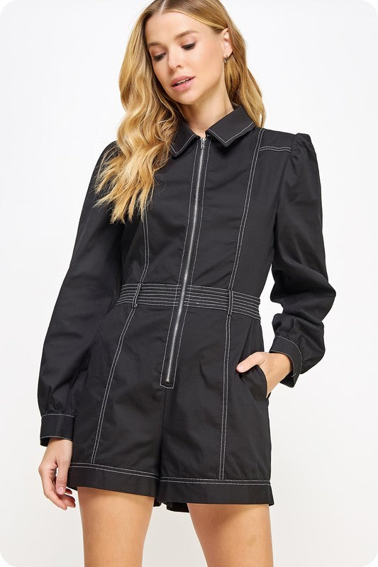 FINAL SALE!! Pendelton Contrasting Stitch Romper