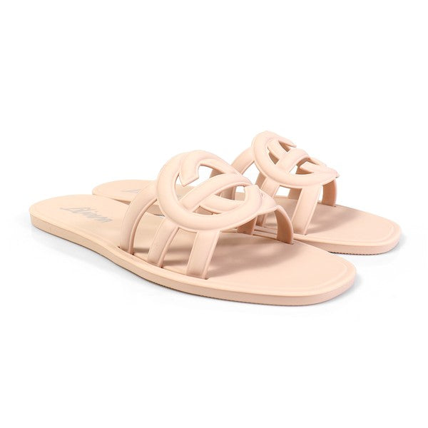 PREORDER!! Icon Jelly Sandals in Nude