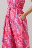 NEW!! Amelia Floral One Shoulder Maxi Dress