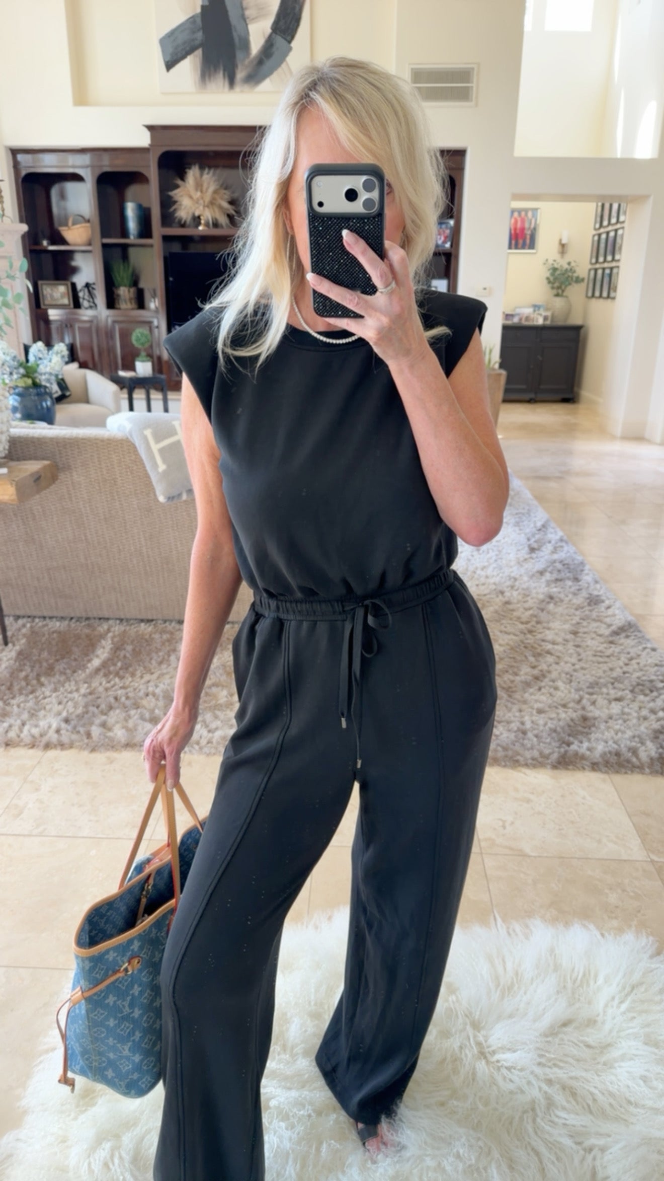 FINAL SALE!! "At The Core" Modal Jumpsuit in Black