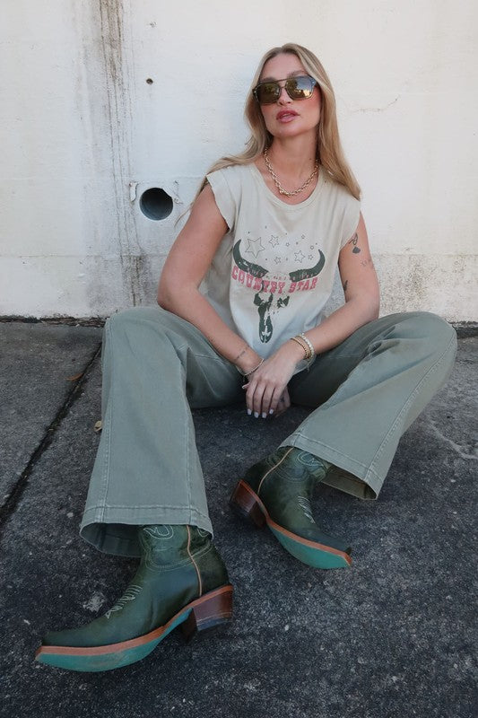 FINAL SALE!! Country Stars Vintage Tank