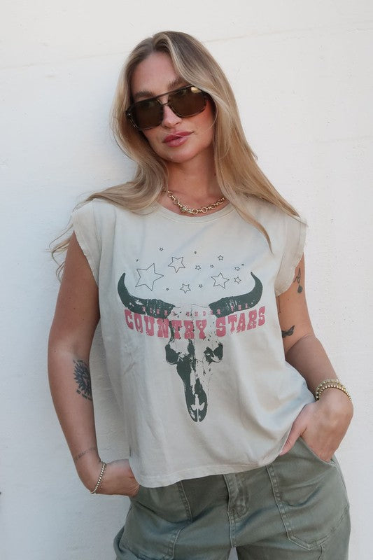 FINAL SALE!! Country Stars Vintage Tank
