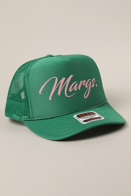 NEW!! "Margs" Trucker Hat in Green