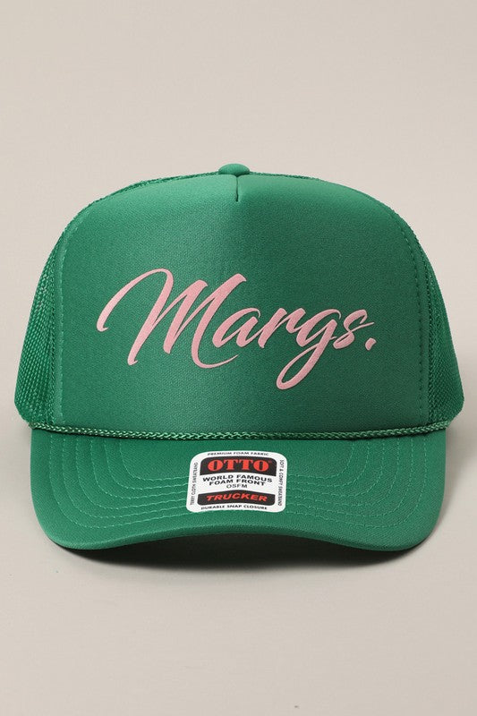 NEW!! "Margs" Trucker Hat in Green