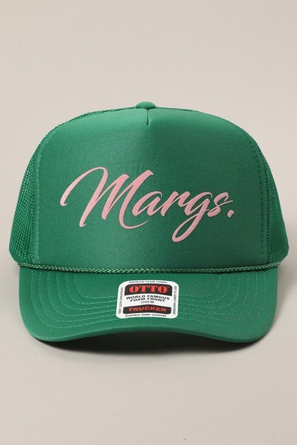 NEW!! "Margs" Trucker Hat in Green