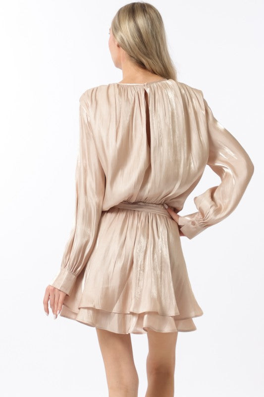 NEW!! "Goldie" Long Sleeve Wrap Dress