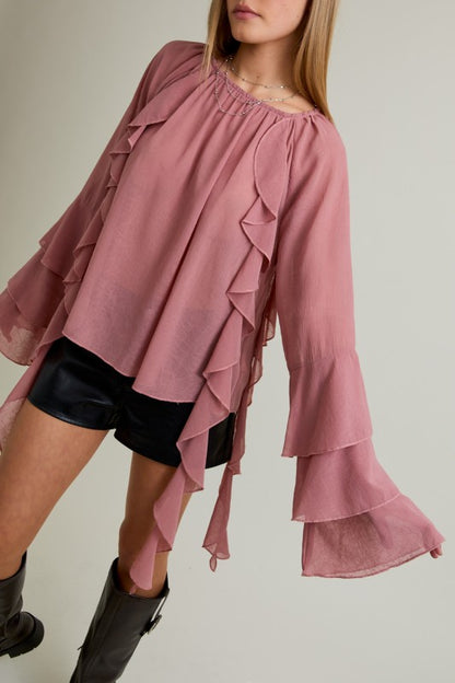 NEW!! Cienna Ruffle Top