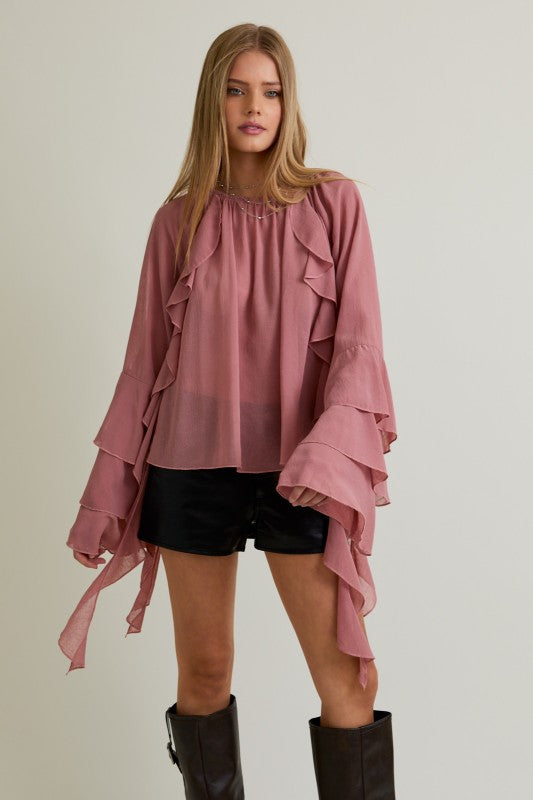 NEW!! Cienna Ruffle Top