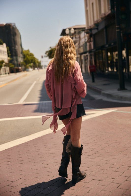 NEW!! Cienna Ruffle Top