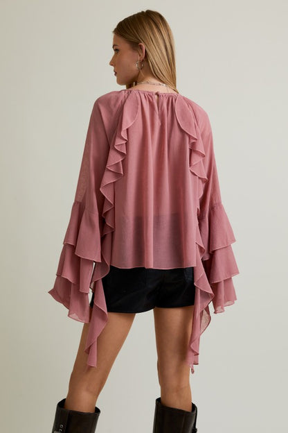 NEW!! Cienna Ruffle Top