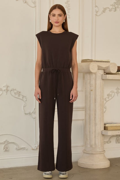 NEW!! "At The Core" Modal Jumpsuit in Brown