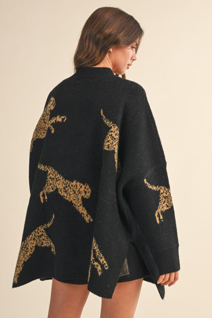 NEW!! Cheetah Oversized Sweater