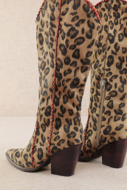 NEW!! The "Spotlight" Leopard Cowboy Boot