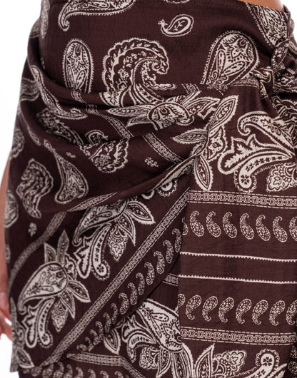 NEW!! "Sundance" Bandana Printed Skirt in Brown