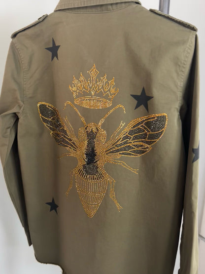 FINAL SALE!! Embellished Bee Shacket