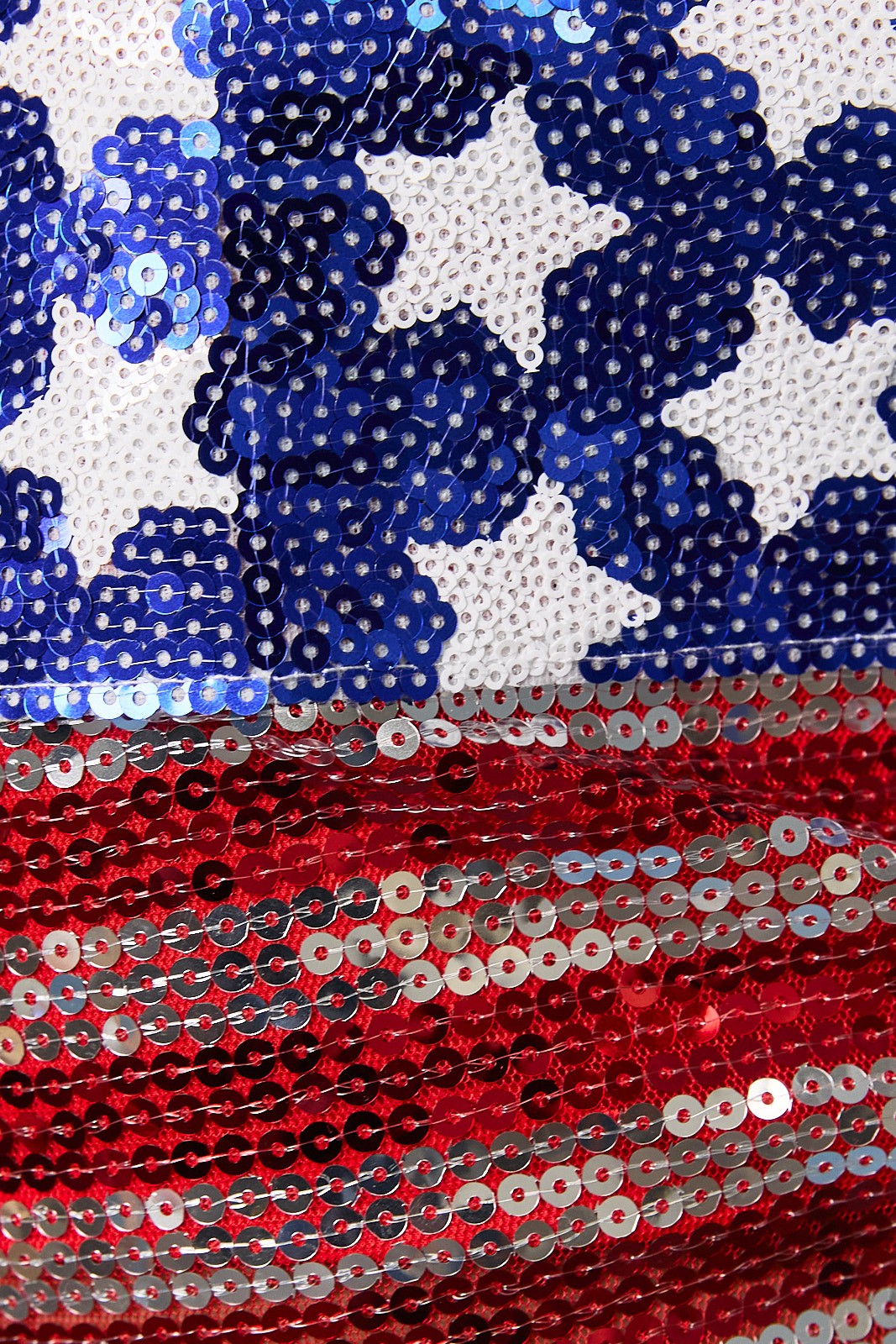 "USA BABE" Sequin Low Rise Skort